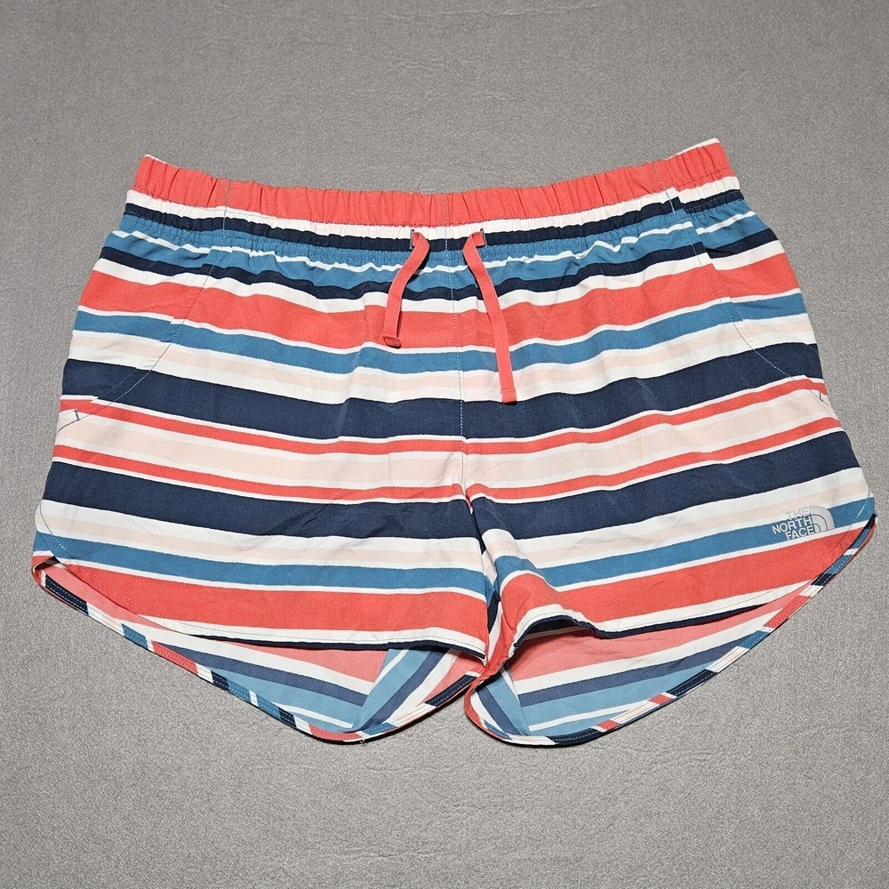 The North Face Class V Shorts Womens Size L Elastic Waist Flash Dry 4" Inseam